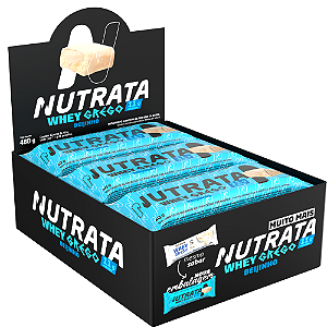 BARRA PROTEICA NUTRATA GREGO BAR BEIJINHO DISPLAY C/ 12 UN 40G