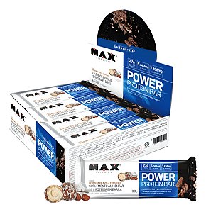 POWER PROTEIN BAR CHOCOLATE COM COCO 8UN DE 90G