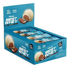 BEST WHEY BAR 12G PROTEIN (12 UNID. DE 49 G) DUO - BIANCO & AL LATTE  ATLHETICA