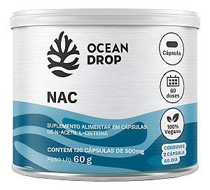 NAC 600MG 120 CAPS OCEAN DROP