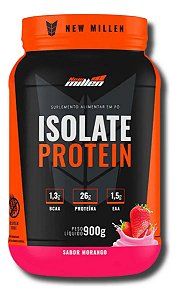 ISOLATE PROTEIN MORANGO POTE 900G NEW MILLEN