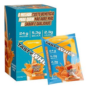 PACKET TASTY WHEY DOCE DE LEITE CX 12 ADAPTOGEN