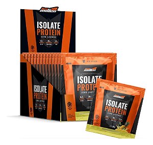 ISOLATE PROTEIN PESSEGO C/ MANGA 15X 30G DISPLAY NEW MILLEN