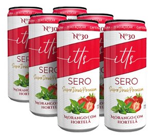 ITTS SERO - SUPER DRINK - MORANGO COM HORTELA - 269ml FD C/ 6UN