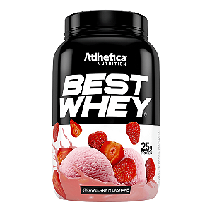 BEST WHEY (900 G) STRAWBERRY MILKSHAKE ATLHETICA NUTRITION