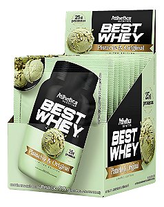 BEST WHEY (DISPLAY C/15 SACHETS DE 37G) PISTACHE & ORIGINAL ATLHETICA