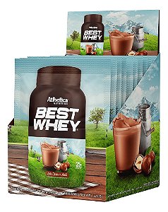 BEST WHEY (DISPLAY C/15 SACHETS DE 40G) LEITE, CACAU & AVELA ATLHETICA