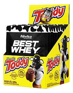 BEST WHEY (DISPLAY C/15 SACHETS DE 40G) TODDY ATLHETICA NUTRITION