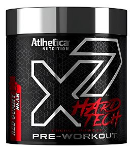 X7 HARD TECH (200 G) RED GUMMY CANDY ATLHETICA