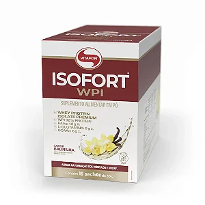 ISOFORT 15 SACHES 30G BAUNILHA VITAFOR