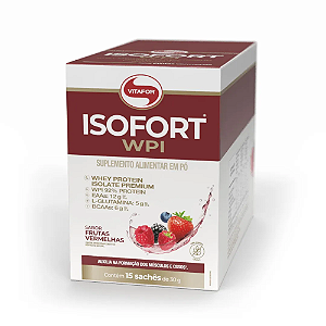 ISOFORT 15 SACHES 30G FRUTAS VERMELHAS VITAFOR