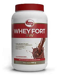 WHEY FORT 3W POTE 900G MOCHACCINO VITAFOR
