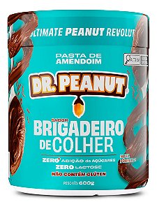 PASTA DE AMENDOIM DR. PEANUT BRIGADEIRO DE COLHER 600G