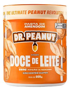 PASTA DE AMENDOIM DR. PEANUT DOCE DE LEITE 600G
