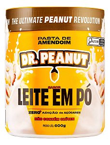 PASTA DE AMENDOIM DR. PEANUT LEITE EM PÓ 600G