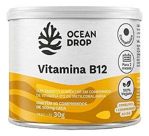 VITAMINA B12 500MG 60 TABLETS OCEAN DROP