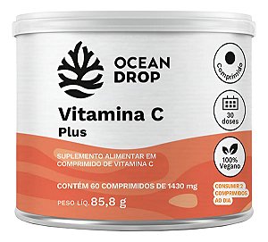 VITAMINA C PLUS 60 TABLET 1430 MG OCEAN DROP