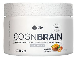 COGNBRAIN SEM CAFEINA PESSEGO E MANGA 150G POTE NEW MILLEN