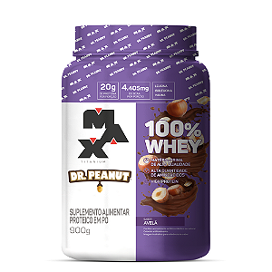 100% WHEY DR. PEANUT POTE 900G AVELÃ