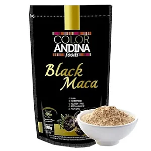 MACA PERUANA PRETA - BLACK COLOR ANDINA 100G