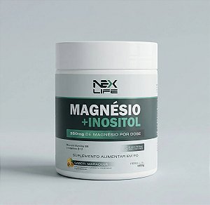 MAGNESIO + INOSITOL EM PO 350G SABORES: MARACUJA NEXLIFE