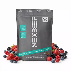 NEXBEEF - PROTEINA DA CARNE - (BEEF PROTEIN) 910G SABOR:FRUTAS VERMELHAS NEXLIFE