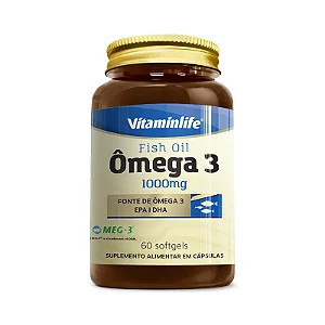 OLEO DE PEIXE - OMEGA 3 1000mg (60 CAPS) VITAMINLIFE
