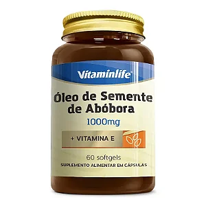 OLEO DE SEMENTE DE ABOBORA 1000mg (60 CAPS) VITAMINLIFE