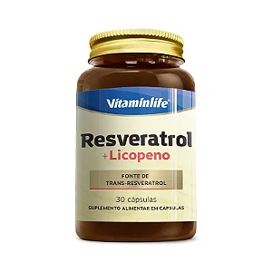 RESVERATROL + LICOPENO (30 CAPS) VITAMINLIFE