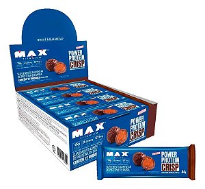 POWER PROTEIN CRISP DARK CHOCOLATE TRUFFLE 12UN DE 44G MAX TITANIUM