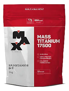 MASS TITANIUM REFIL 3KG MORANGO MAX TITANIUM