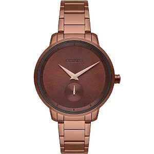 Relógio Orient Feminino Chocolate Analógico