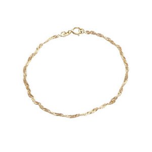 Pulseira Elo Singapura Infantil 0,3g 13cm