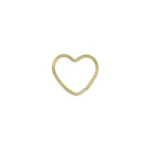 Piercing Argola Coração Para Cartilagem