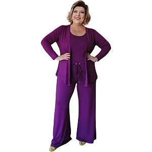 Calça Pantalona Lisa