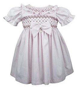 Vestido Infantil Rosa Roana