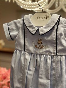 Pimpão Infantil Masculino Coelhinho Fofuxo Azul Roana