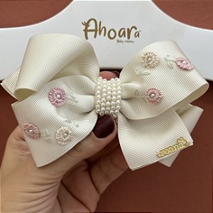 Faixa de Cabelo Feminina Infantil Grande Mini Flores Roana
