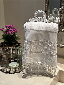 Toalha de Lavabo Bordada