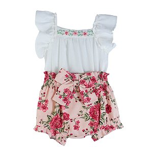 Conjunto com Culote Princesa Caroline