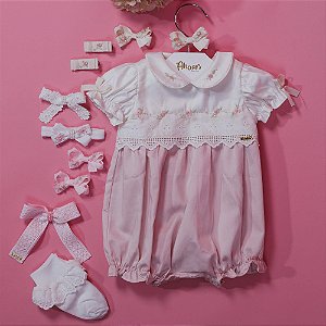 Pimpão Infantil Pétalas do Meu Jardim Rosa Roana