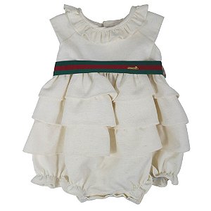 Pimpão Infantil Pequenos Luxos Estilo Gucci Marfim Roana