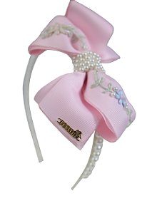 Tiara Infantil Bordado Delicado Roana