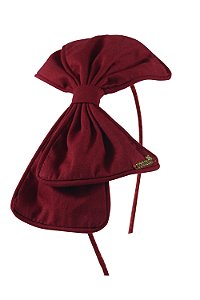 Tiara Infantil Vermelha Laço Minimalista Roana