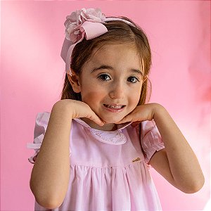 Tiara Infantil Ballerina Rosa Roana