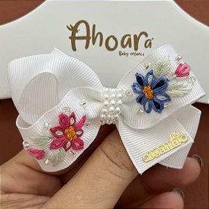 Laço Menina Médio Conto das Flores Roana