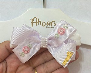 Faixa de Cabelo Infantil Média de Gorgurão Rococó Clássico Roana