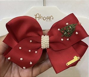 Faixa de Meia de Seda Feminina Infantil Grande Árvore Luz de Natal Roana