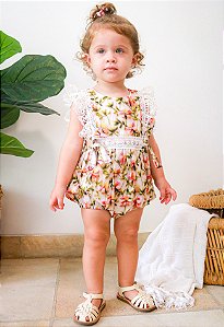 Pimpão Infantil Florido Contos do Jardim Estampado Roana