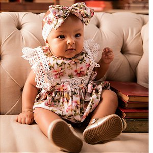 Pimpão Infantil Florido Contos do Jardim Estampado Roana